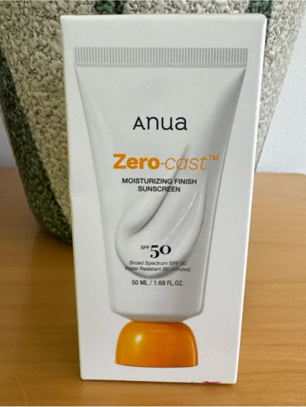 Anua Zero-Cast Moisturizing Finish Sunscreen SPF 50 Glow Natural USA Version